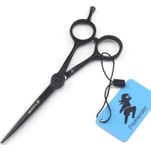 5.5" black hair scissors japanese hairdressing scissors thinning shears hair scissors professional barber scissors set ciseaux