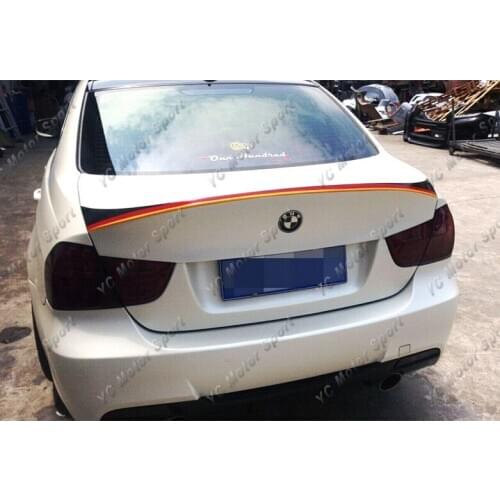 Car Accessories FRP Fiber Glass CSL Style Trunk Boot Lid Fit For 2009-2011 E90 LCI Rear Trunk Bootlid Car-styling