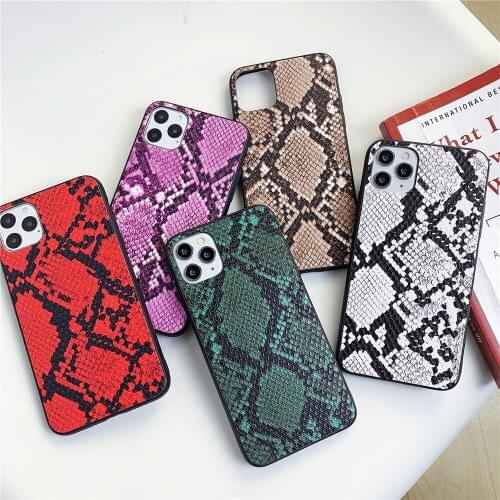 Color snake pattern Case For OPPO A52 A72 A92 4G A32 A53 A55 A72 5G A8 A31 A92S A93 5G Reno ACE 2 5 PRO PLUS
