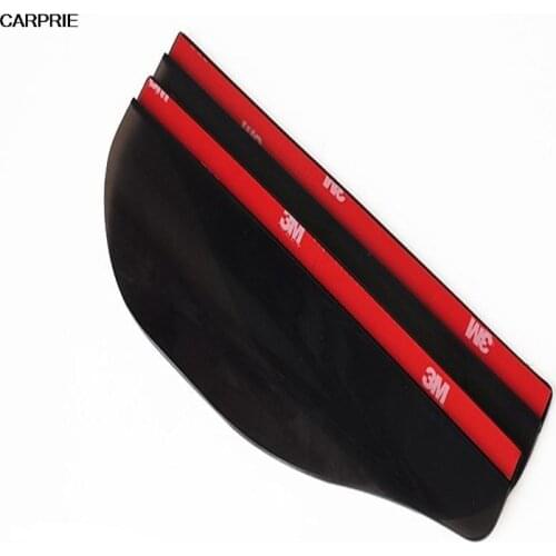 Black 2pcs PVC Car Rear view Mirror sticker rain eyebrow weatherstrip auto mirror Rain Shield shade cover protector guard