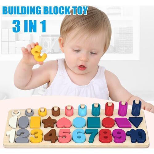 Kids Math Number Geometric Matching Game Toy Recognition Intellectual Traning Education 2019 New Design Kids Toys Dropship