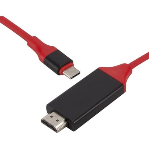 USB C To HDMI-compatible Cable USB 3.1 To HDMI-compatible 4K Adapter Cables for MacBook Samsung Galaxy S9/S8 Huawei USB-C Cable