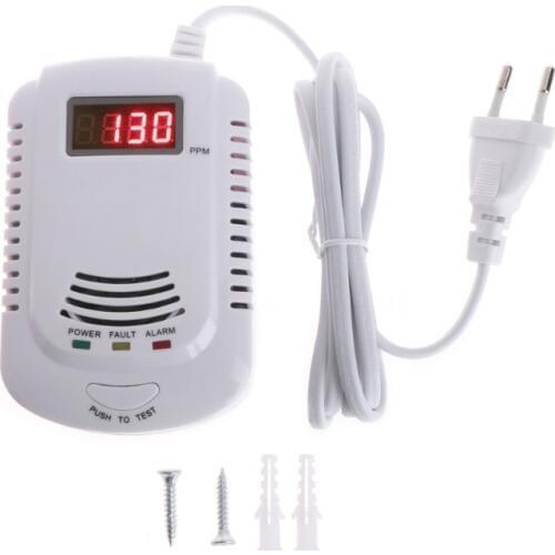 Coalgas Natural Gas Methane Propane Leak Detector Tester Measurer Home Security EU Plug