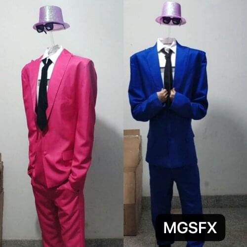 No head Costume special agent costume nightclub dress stage prop Clothing for mall stage performance show