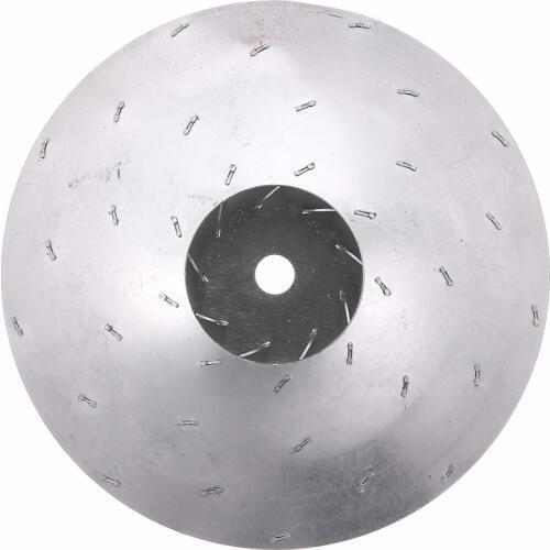 1pc Vacuum Cleaner Motor Fan Blade 8mm Hole Wind Wheel Impeller Part Aluminum Silver Diameter 112mm Mayitr