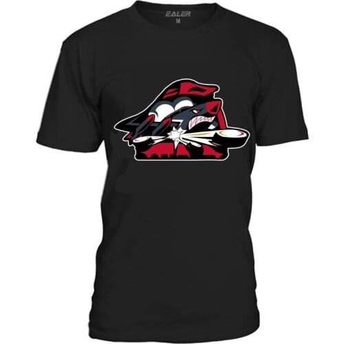 2019 New Cool Hockey High quality Cotton Mens T Shirts With Printing Logo Casual Clothing