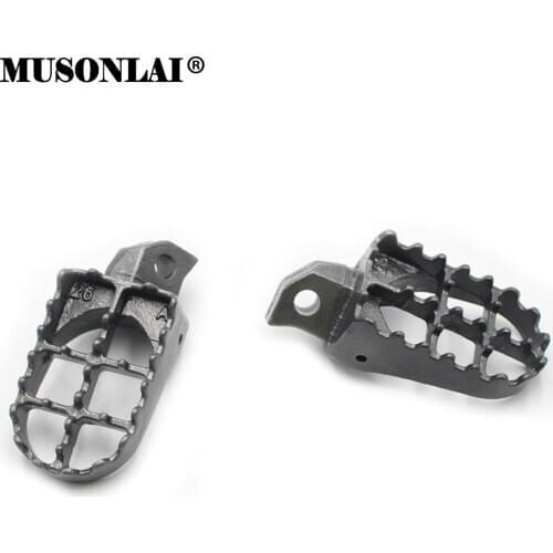 Motorcycle Foot Rest Motocross footrest Foot Pegs For Kawasaki KDX200 KDX250 KDX220R KX125 KX250 KX500