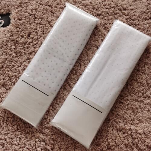 Polyester cloth bath curtain minimalism partition white background silver dot 180 * 200 with lead wire shower curtains