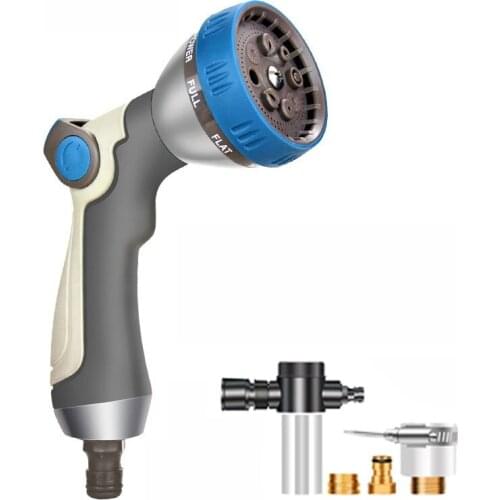 Portable high-pressure water gun garden watering car wash sprinkler household metal car wash sprinkler garden watering sprinkler