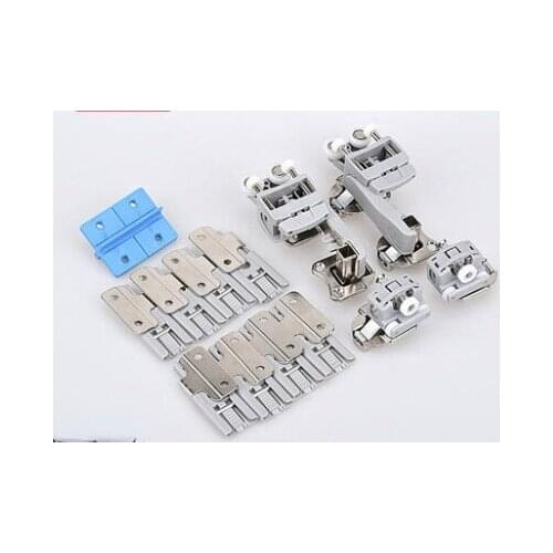 20Kg Wardrobe Closet Sliding Bi-fold Folding Door Roller Bottom Wheel Swing Hinge Fitting