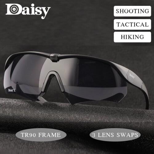 Outdoor Sports Tactical Glasses Men Shooting Military Airsoft UV Protect Sunglasses for Camping Hiking Cycling Glasses