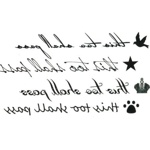 Swallows Temporary tattoos men tatoo stickers tatuajes footprints flash tattoo sleeves glitter fake tattoo faux tatouage