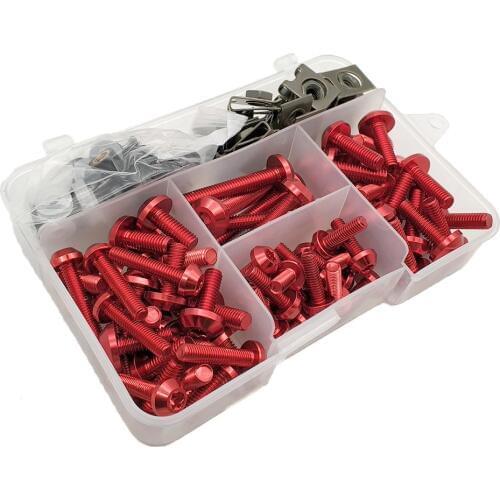 For Honda forza 300 XADV 750 X-11 x11 cbr 600 f 650f Universal Motorcycle Fairing Bolts Nuts Kit Body Fastener Clips Screw