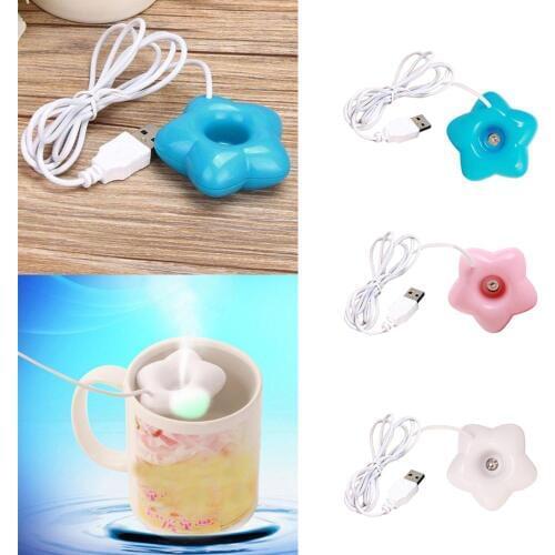 1PCs Mini Portable USB Air Humidifier Donuts Star Shaped Purifier Aroma Diffuser Steam for Office Home Household Appliances