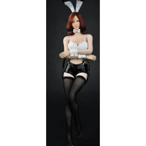 1/6 scale girl rabbit ears female model clothes suit womens sexy clothes suit For 12" action figure body accessories decoration