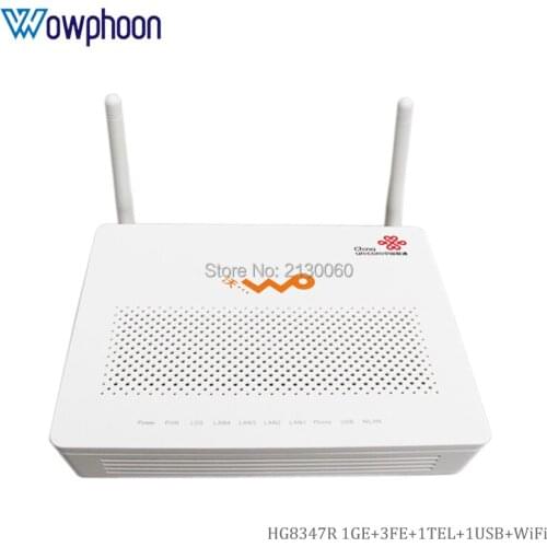 10Pcs 100% New Huawei HG8347R EPON fiber optic router 1GE+3FE+1TEL+1USB+wifi, English firmware full set