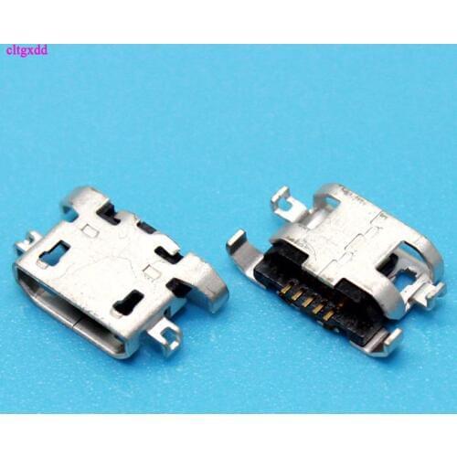 100pcs Micro USB Charge Charging Dock Jack Socket Connector Power Socket Repair Replacement For For Motorola MOTO C Kit XT1750