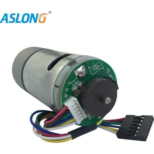 12V Encoder dc gear motor 545 dc motor 11PPR hall sensor Mini dc gear motor 7rpm to 960rpm FR Singal cw/ccw governor JGB37-545B