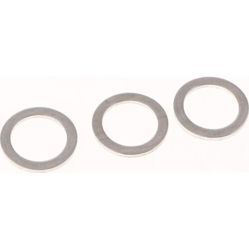 50Pcs M14 Aluminum Metal Oil Drain Plug Crush Washers Gaskets For Mazda 9956-41-400