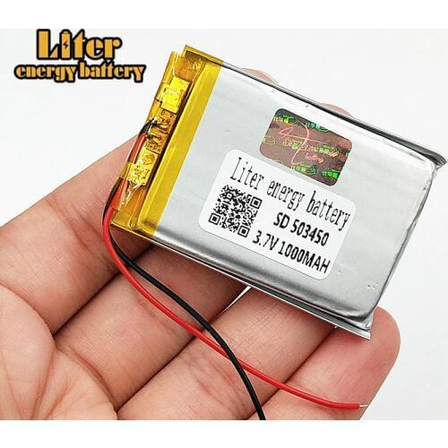 503450 3.7V,1000mAH 503550 polymer lithium ion / Li-po Rechargeable battery for GPS,mp3,mp4,mp5,dvd,bluetooth,model toy