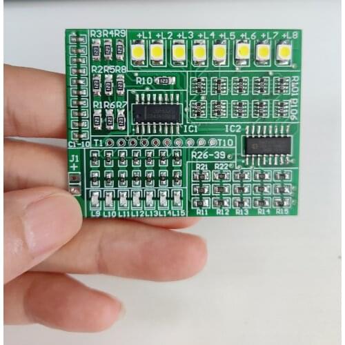 DC 4V-6V DIY Kit RGB LED Flashing Controller SMD Component Welding Practice Electronic Suite RGB Controller Module