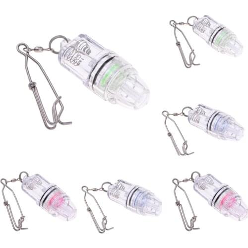 Disco Blinking Deep Drop Underwater Fishing Light Battery Powered LED Strobe Fishing Accessories