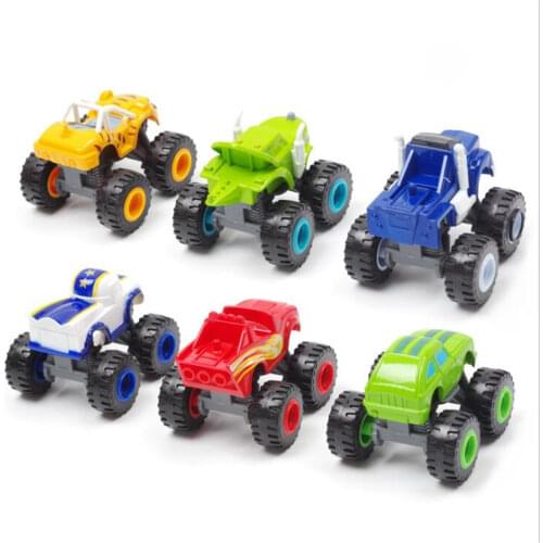 Hot Sell Anime Figure Blaze Cartoon Toy Car Monster Machines Model Action Figure Children Toys Birthday Gifts