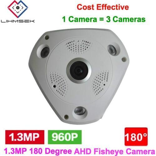 Lihmsek LM Security Smart Life Style 1.3MP 960P 180 Degree Wide Angle Security AHD Fisheye CCTV camera with Lihmsek