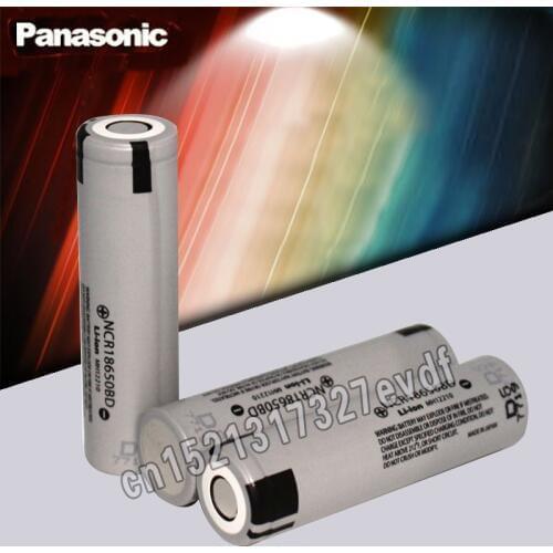 Panasonic Li-ion 18650 Rechargeable Batteries 3.7V 3200mAh Lithium Battery for 3.7 v Power Bank Flashlight Battery NCR18650BD