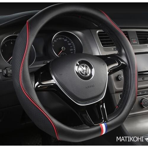 MATIKOHI Carbon Fiber Leather Car Steering Wheel Cover For Lexus is250 rx300 rx330 rx 350 gx470 nx rx ct200h gs300 gs