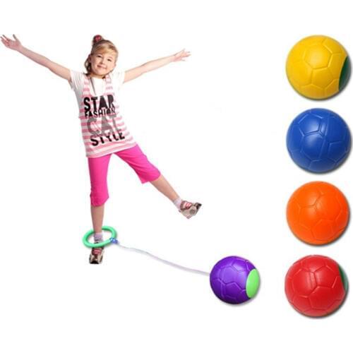 1pcs Single Foot Jumping Ball Toy Rotating Ball Jumping Force Reaction Training Ball Child-Parent Games Outdoor Fun Sports Toy
