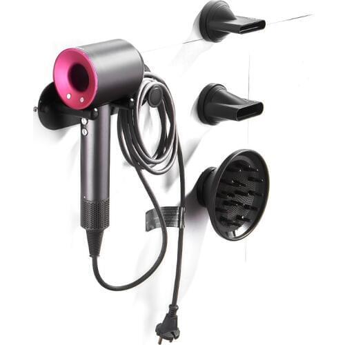 Kemei Wall Mount Holder Hairdryer Storage Rack Bathroom Shelf Personal Care Accessories For Supersonic Hair Dryer