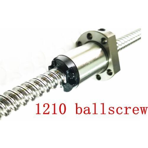 NEW SFS1210 1210 700mm rolled ball screw C7 with 1204 flange single ball nut for BK/BF10 end machined CNC parts