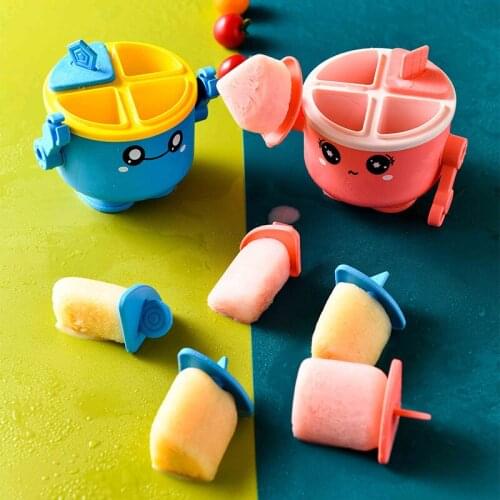 New Arrival Children DIY Plastic Popsicle Mold Tray Cream Mold Ice Tray Lolly Maker Frozen Ice Cream Pop Baking Moulds Popsicle