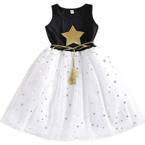 Girls Dress Summer 2-7 years Sequin Dresses Kids Clothes Cotton Childrens Clothing Christmas dress Party Costume