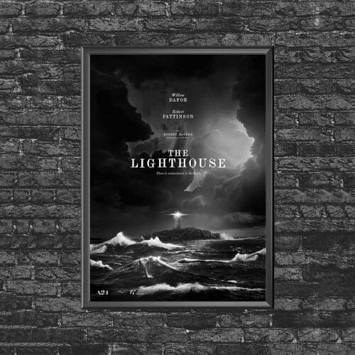 The Lighthouse Movie Poster Canvas Art Print Wall Painting Home Decoration (No Frame)