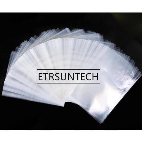 500pcs 26*38cm PET transparent food vacuum bag Transparent Cookie Packaging Bags open Plastic Biscuit Bag