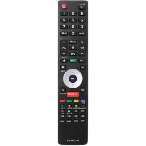 Remote Control Controller Replacement for ER-33903 ER-33903HS Hisense LCD TV 55K600XWSEU3D LTDN55K600XWSEU3D LHD32K360WSEU LTD