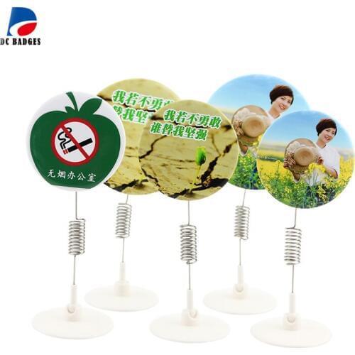 58mm diy blank button material of Swing Car furnishing articles or Desktop Decor buttons components 100sets