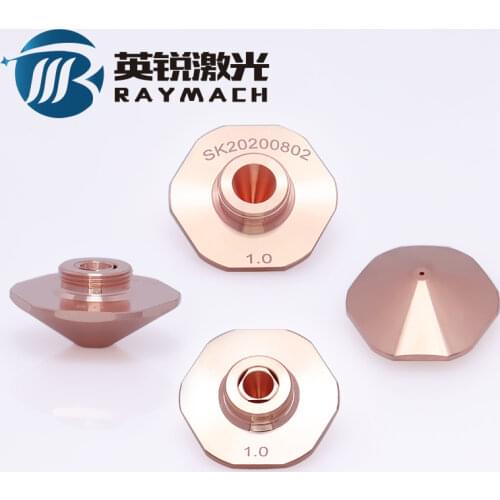Laser nozzle spare parts fiber laser machine copper nozzles whole price for sale d32 nozzle bodor fiber laser