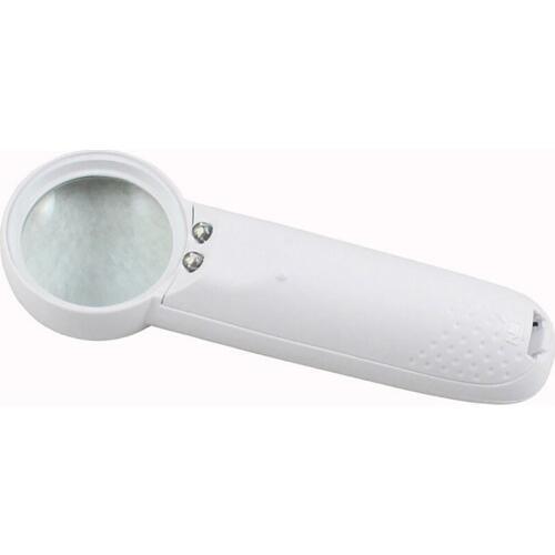 Double LED Handheld Magnifiers Magnifying Tools 15x Glass Lens Lighting Portable Magnifier for Seniors Reading/Elderly Sewing