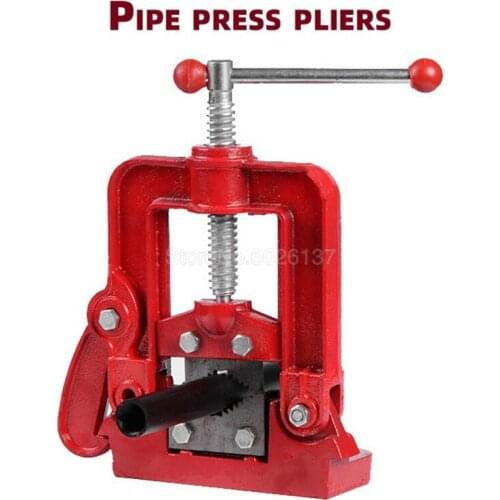 Tube Clamp New Set Of Pliers Pipe Pressure Heavy Duty Clamping Bench High Carbon Steel Material Hardness Wire Cutting Water