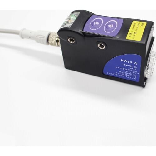 HW50-W-RGB color standard sensor intelligent three-color photoelectric eye instead of TL50-W bag making machine correction senso