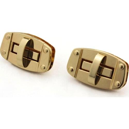 1pcs Metal Turn Lock Oval Fashion Durable Twist Lock Clasp Leather Craft Women Bag Handbag Shoulder Bag Purse DIY Hardware Alloy