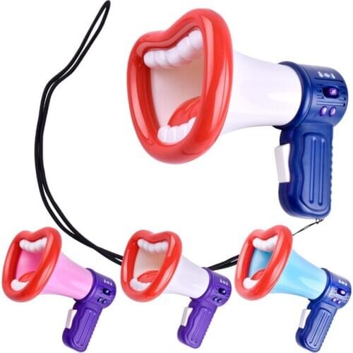 1PCS Funny Kids Loudspeaker Toy Voice-changing Loudspeaker Toys Mini Horn Gift Education Toys for Children Random color