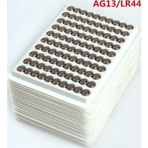 100PCS/lot Best selling watch motherboard AG13 LR44 357A S76E G13 button button battery battery 1.55V alkaline button battery