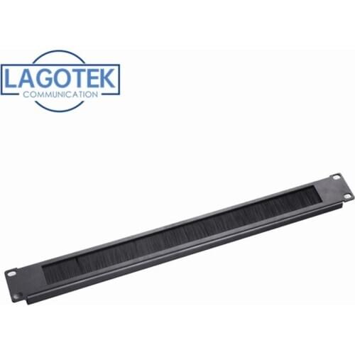 2pcs/lot 1U 19Inch RACK MOUNT Blanking Plate Rack Mounting Blank Network Brush panel Server Cabinet Cable Management