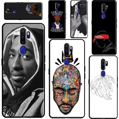 2Pac Tupac Rapper Singer For OPPO A53 A31 A9 A5 2020 F5 F7 A1K A15 A3S A5S A83 A91 A93 A52 A72 Reno2 Z Phone Case