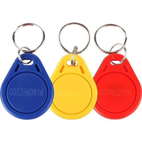 30 pcs/lot TK4100 125khz ID Keyfob RFID Tags ID smart card read-only access card ABS waterproof with Numbers