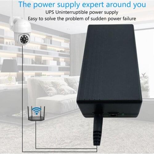 Diamond Grade Standby Backup Power Supply 12V 1A 57.72W Mini Uninterruptible Backup Battery for Camera Router